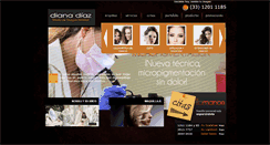 Desktop Screenshot of dianadiaz.com.mx